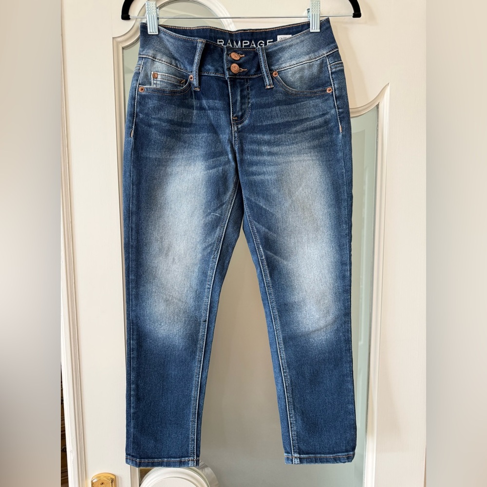 Rampage Dark Blue Straight Leg Jeans